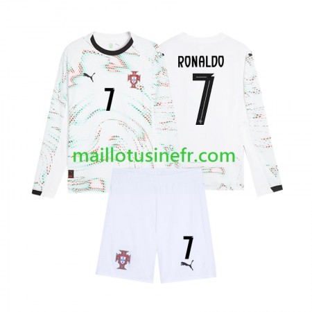 Maillot de Foot Portugal Cristiano Ronaldo 7 Extérieur 2025 Manches Longues - Enfant Maillot de Foot Portugal Cristiano Ronaldo 7 Extérieur 2025 Manches Longues - Enfant